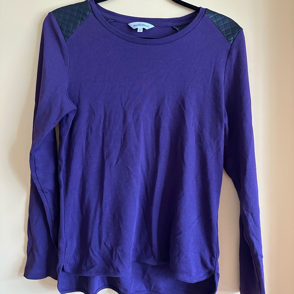 Purple Long Sleeve shirt large